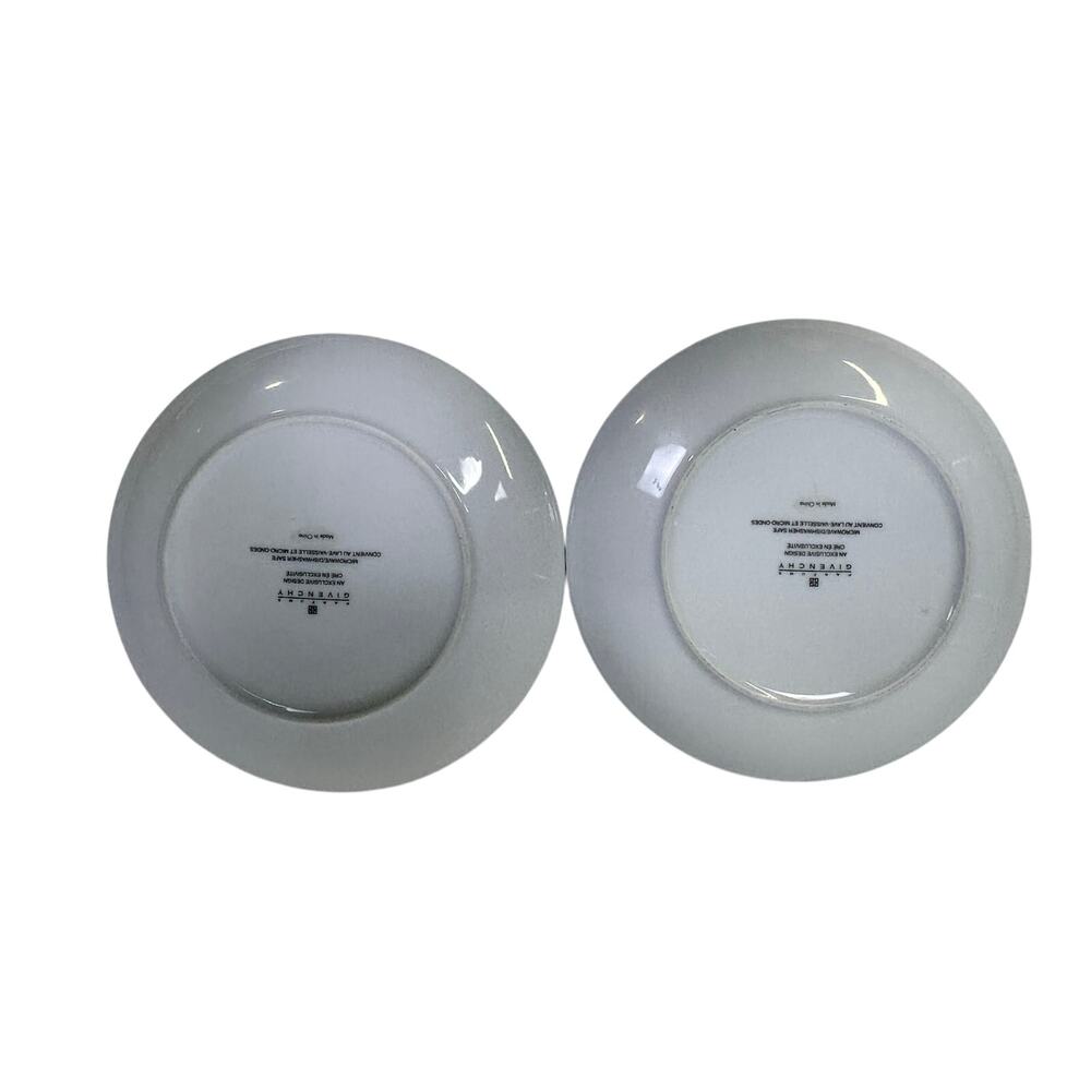 Givenchy Les Fleurs de Parfums 8.25" Salad/Dessert Plates-Excellent-Set of 2 - Picture 8 of 9